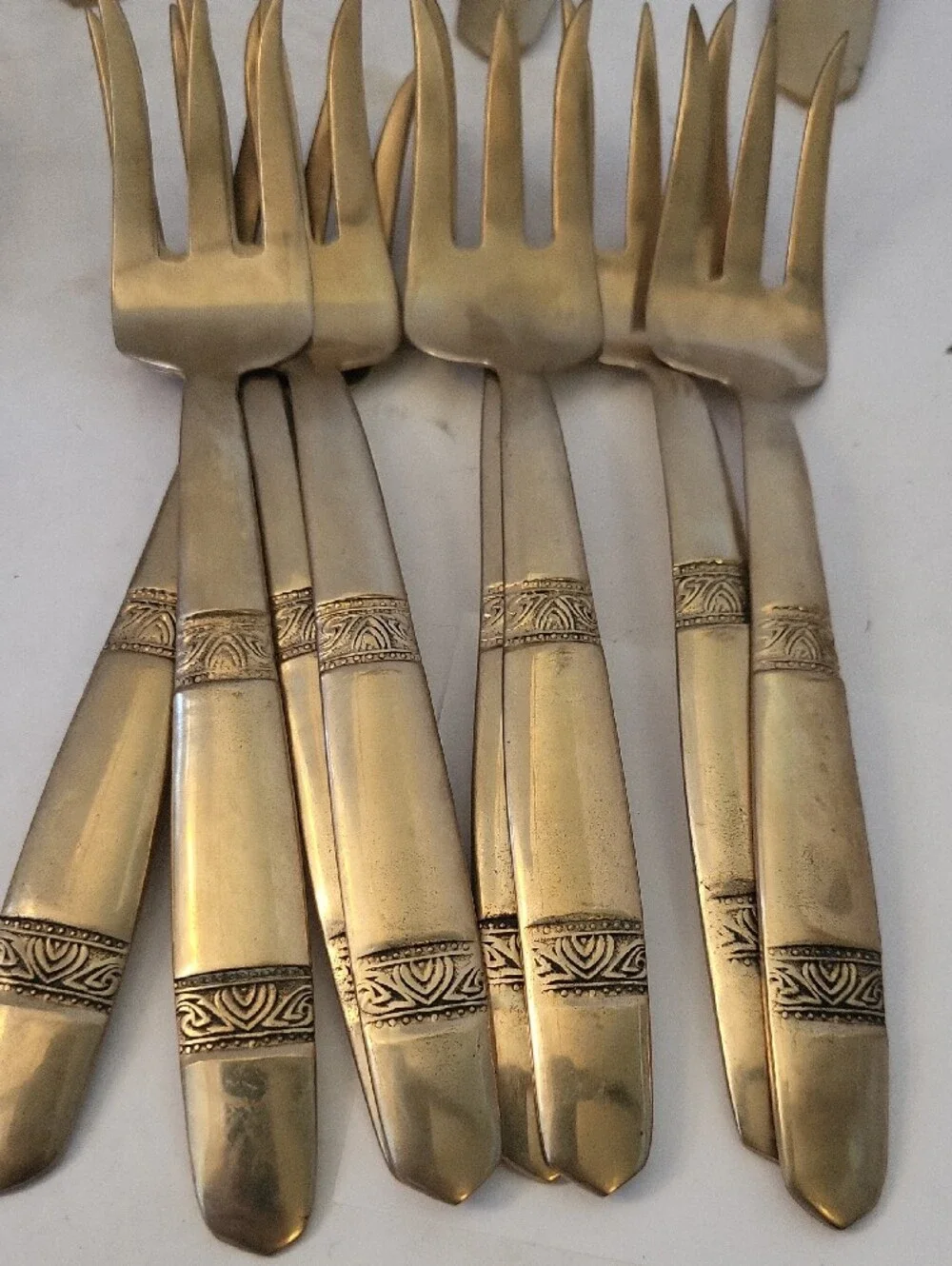 Vintage 1960s Anant Thailand 40pc MCM Flatware Set